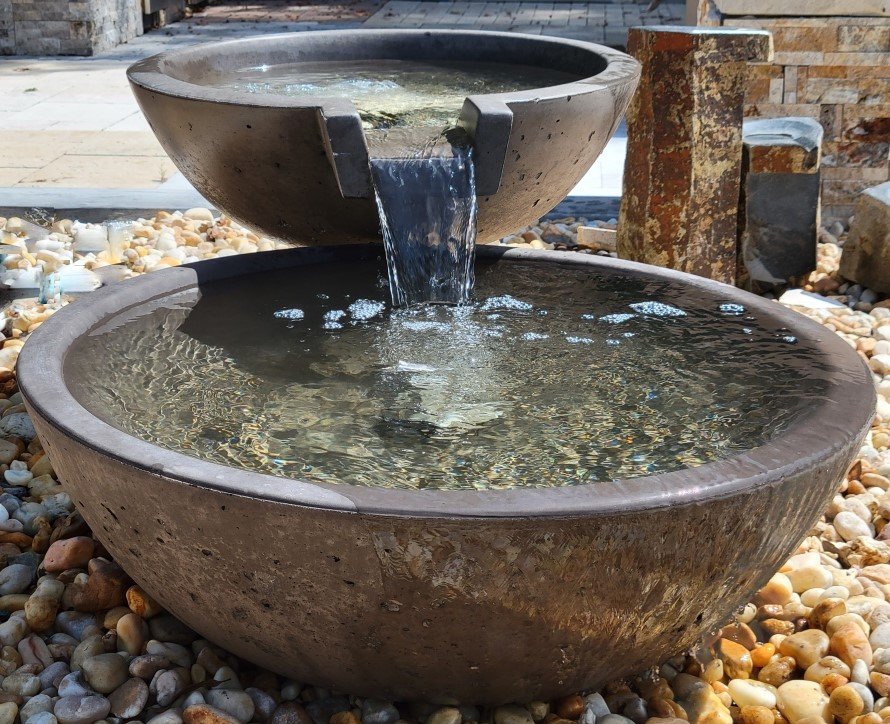 Double Round Bowl Water Kit
